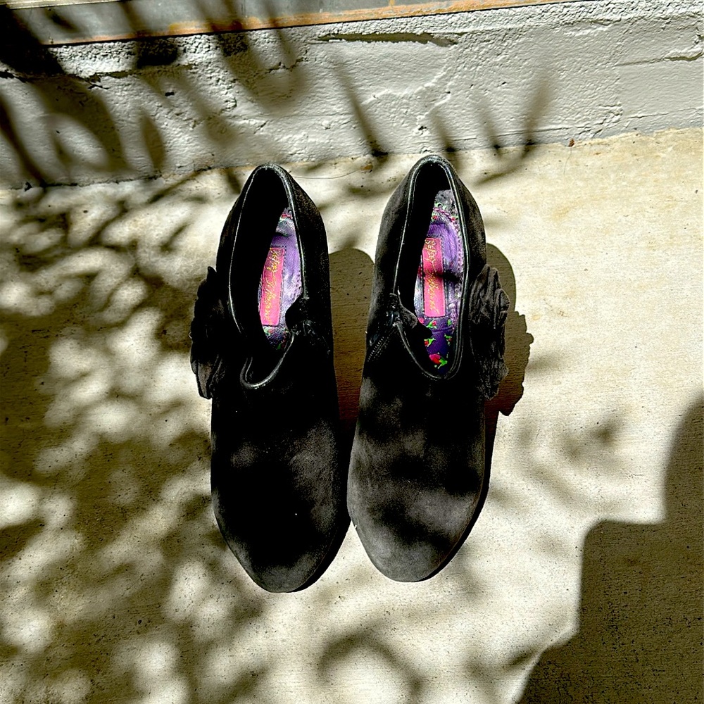 Betsey Johnson Rose Booties